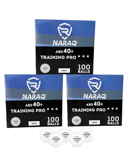 Bolas NARAQ 3**** TRAINING PRO ABS 40+ Pack 300