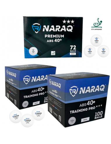 Pack 200 Bolas NARAQ 3*** Training PRO + 72...