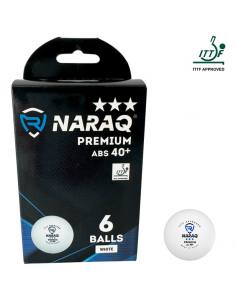 Pelotas NARAQ ITTF 3*** Premium 40+ Pack 6
