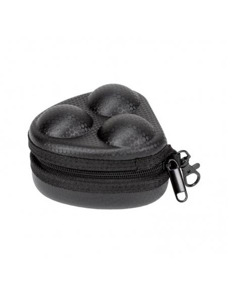 Llavero porta Pelotas Tibhar HEXA ball case para 3 pelotas