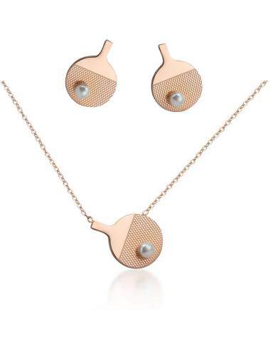 Set Collier et Bouclier INOX NARAQ avec raquette