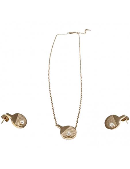 Set Collier et Bouclier INOX NARAQ avec raquette