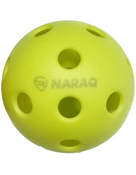 Pelotas de Pickleball NARAQ 24 Indoor Pack 6 con estojo