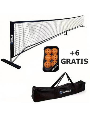 Red de Pickleball NARAQ PK Pro + 6 Pelotas