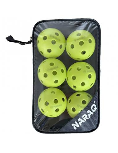 Balles de Pickleball NARAQ 24 Indoor Pack 6...