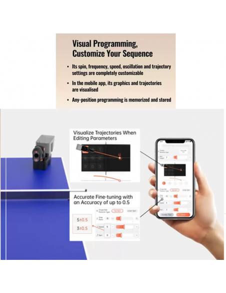 * Pack Robot NARAQ RoboPing NOVA S Pro + Net + 100 Balls