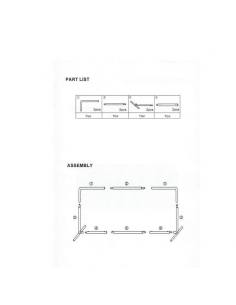 * Structure Séparations Fullcover 2,33m. 2