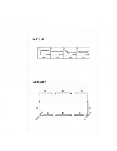 * Estructura Valla deportiva 2,33m Full Cover...