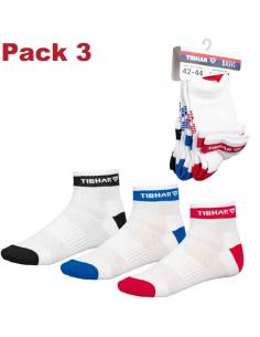 Chaussettes Tibhar Basic Pack 3