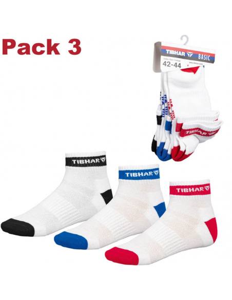 Chaussettes Tibhar Basic Pack 3