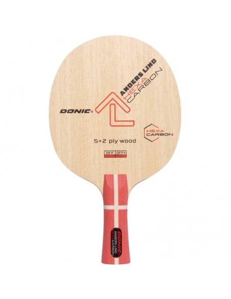 Madera Donic Anders Lind Hexa Carbón
