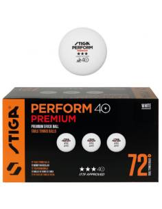 Balles Stiga Perform Premium 40+ *** Pack 72