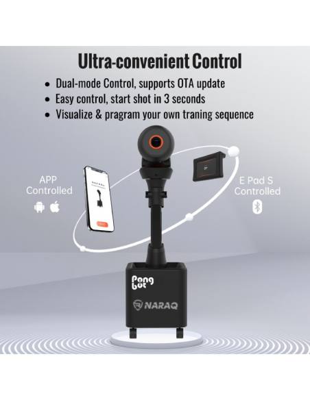 Robot NARAQ RoboPing Halo S Pro App + 100 balles