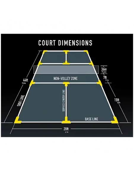 Marcador de Campo de Pickleball NARAQ