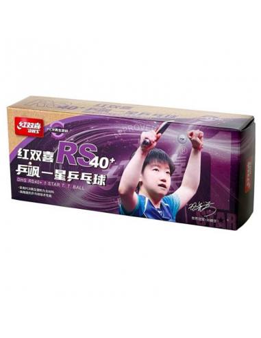 Balle plástique DHS RS40+ 1* Pack 10