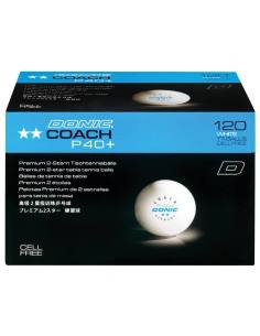 Balle plastique Donic 40+ 2** Coach pack 120