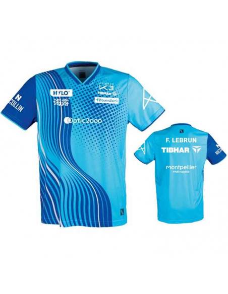 * Camiseta Felix Lebrun Oficial Tibhar L2 River turquesa