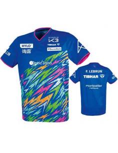 * Camiseta Felix Lebrun Oficial Tibhar L2 Underbrush azul