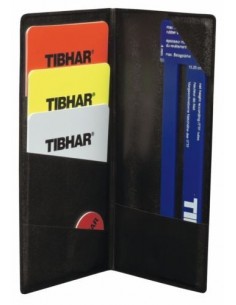 Kit de arbitro con funda Tibhar