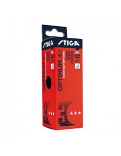 Pelotas Stiga plastico optimun 40+ 3*** pack 3 uds.