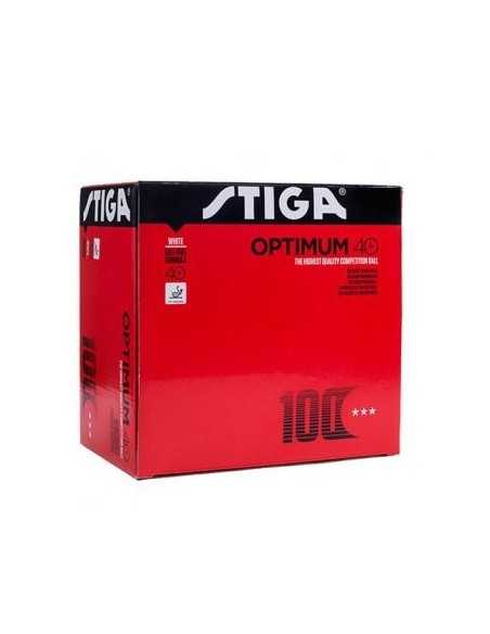 BALLES STIGA 40+ OPTIMUM 3* pack 100