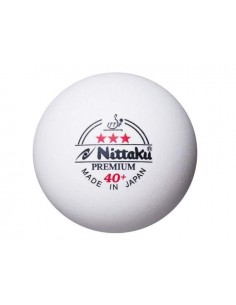 Pelota Nittaku 40+ 3*** Japan  plástico pack 3 2