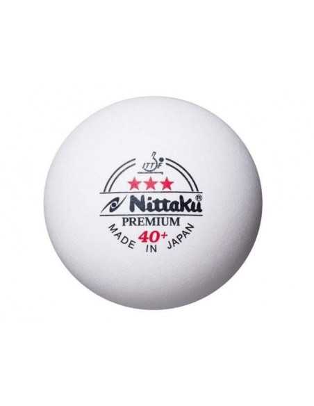 Balles en plastique Nittaku 40+ 3*** Japan pack 3