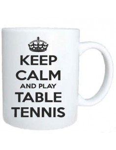 Tasse Keep Calm and Play Table Tennis