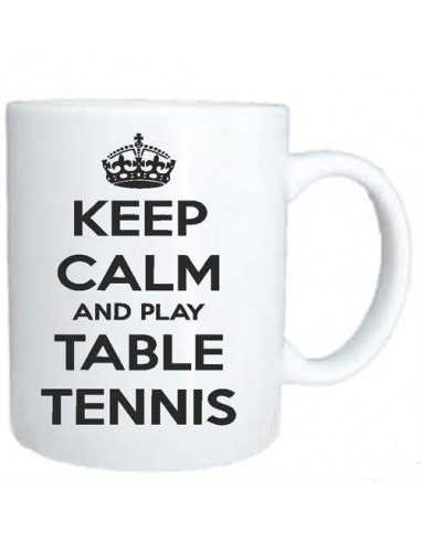 Copo Keep Calm and Play Table Tennis