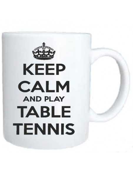 Copo Keep Calm and Play Table Tennis