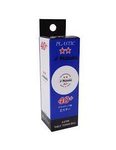 Pelotas Nittaku 2** Plástico Pack 3 und.
