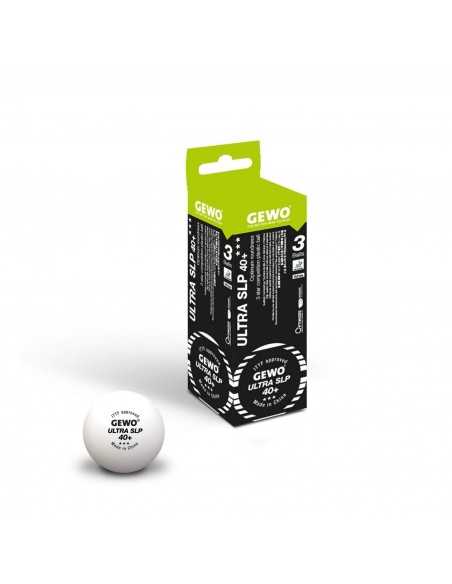 Pelotas de plastico  GEWO Ultra P40+ 3*** . Pack 3
