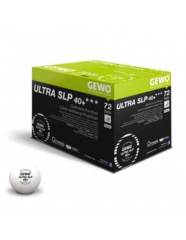 Balles en plastique GEWO Ultra SLP 40+ 3***. Pack 6