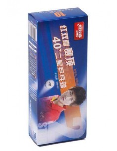 Balle plástique DHS D40+ 2**  Pack 10 (seam)