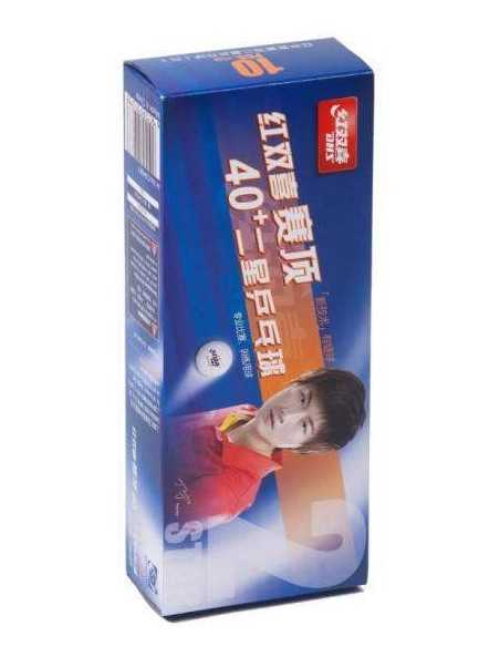 Balle plástique DHS D40+ 2**  Pack 10 (seam)