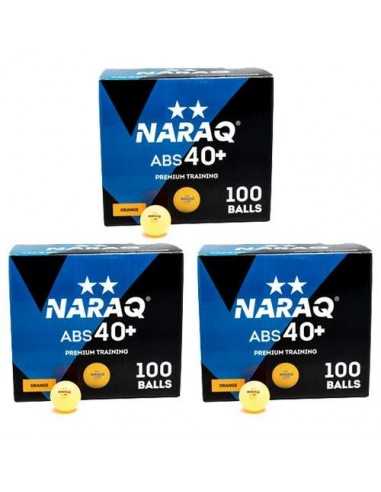 Bolas NARAQ 2** Premium Training 40+ ABS pack 300 laranja