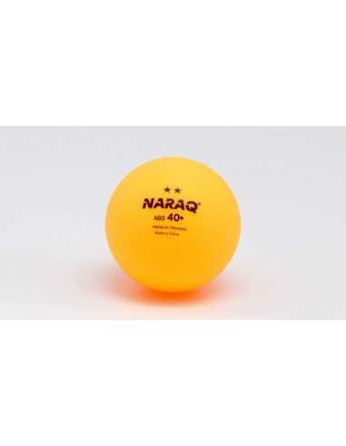 Balle plastique NARAQ 2** Premium Training 40+ ABS pack 100 Orange