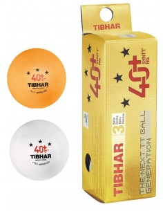 Pelota de plastico Tibhar 40+ 3*** pack 3