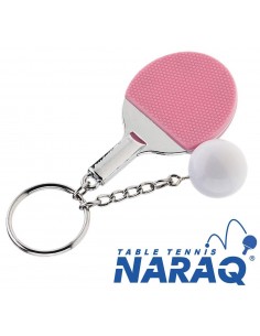 NARAQ porte-clés raquette métal avec balle 2