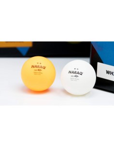 Balle plastique NARAQ 2** Premium Training 40+ ABS pack 100 blanc 2