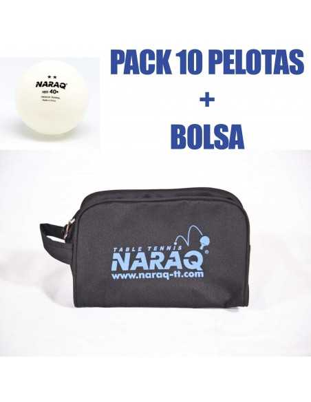 Balle plastique NARAQ 2** Premium Training 40+ ABS pack 100 blanc