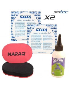 Nettoyant NARAQ 100ml + Eponge + 2 feuille protector