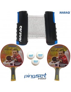 NARAQ PingSet Indoor 2 raquettes 2