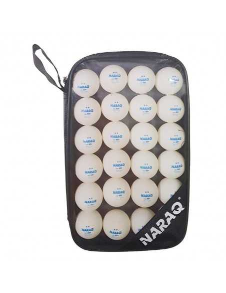 Set 20 Balle plastique NARAQ 2** Premium Training 40+ ABS + Sac