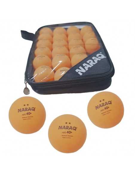 Set 20 Bolas NARAQ 2** Premium Training 40+ ABS + Saco