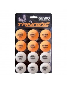 GEWO Training balle *** 40+ Pack 12 (2 couleurs)
