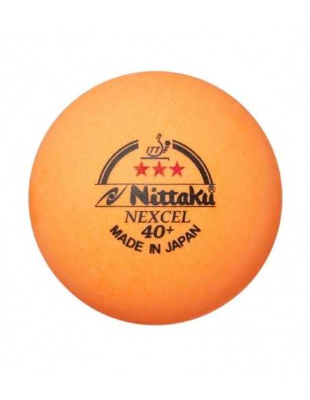 Nittaku balles Nexcel 40+ 3*** Pack 3
