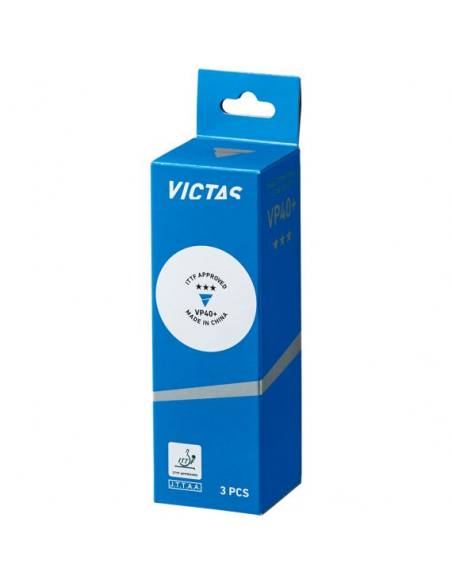 Pelota VICTAS VP40+ 3***  pack 3
