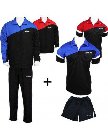 Pack NARAQ Prime Survêtement + Polo + Short