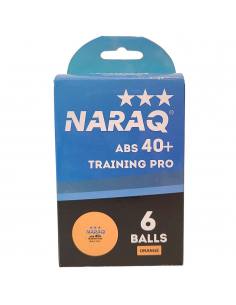 Balles NARAQ 3*** Training PRO ABS 40+ Pack 6 2